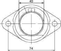 Parts Unlimited - Parts Unlimited Carburetor Mounting Flange - 07-100-13 - Image 2
