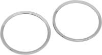 Drag Specialties - Drag Specialties Chrome Speaker Bezels - 2202-0063-SC-7 - Image 1