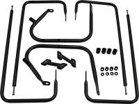 Drag Specialties - Drag Specialties Saddlebag Guard/ Side Rail Kit - Gloss Black - 3501-1250 - Image 1