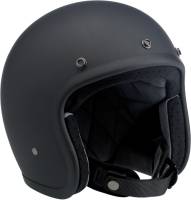 Biltwell Inc. - Biltwell Inc. Bonanza Solid Helmet - 1001-201-201 - Flat Black - X-Small - Image 1