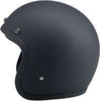 Biltwell Inc. - Biltwell Inc. Bonanza Solid Helmet - 1001-201-201 - Flat Black - X-Small - Image 5