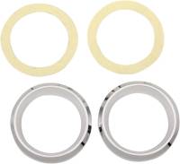 Drag Specialties - Drag Specialties Instrument Gauge Bezels - Small - 2202-0061-BC119 - Image 1