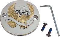 Drag Specialties - Drag Specialties Live to Ride Points Cover - Gold - 0940-1646 - Image 2