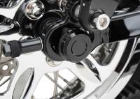 Drag Specialties - Drag Specialties Billet Rear Axle Caps - 1in. - Black - 0214-0833 - Image 2