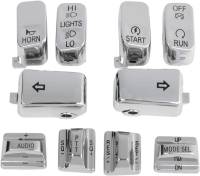 Drag Specialties - Drag Specialties Switch Cap Kit - 4-Piece Radio/Cruise Control - 0616-0130 - Image 1