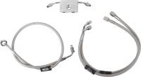 LA Choppers - LA Choppers Stainless Brake Line - Mini Ape Hangers - LA-8154B08 - Image 1