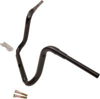 LA Choppers - LA Choppers 1-1/2in. Grande Touring Ape Hanger Handlebars - 14in. Rise - Gloss Black - LA-7322-14B - Image 2