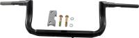 LA Choppers - LA Choppers 1-1/2in. Grande Twin Peaks Touring Handlebars - 8in. Rise - Gloss Black - LA-7364-08B - Image 1