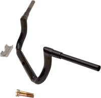 LA Choppers - LA Choppers 1-1/2in. Grande Twin Peaks Touring Handlebars - 8in. Rise - Gloss Black - LA-7364-08B - Image 2