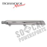 Bassani Manufacturing - Bassani Manufacturing 3in. Slip-Ons with 2in. Baffles for Bassani Header Pipes - Slash Up - Chrome - 31117C - Image 2