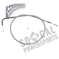 Magnum - Magnum Alternative Length Polished Stainless Braided Idle Cable - 43 1/2in. - 54214 - Image 2