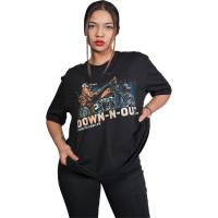 Lethal Threat - Lethal Threat Down-N-Out Party First Safety Second Shirt - DT10043L - Black - Large - Image 1