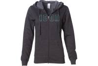 Icon - Icon KS Womens Hoodie - 3051-1210 - Charcoal - Small - Image 1
