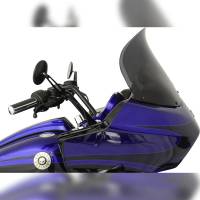 Klock Werks - Klock Werks Pro-Touring Flare Windshield - 14in. - Dark Smoke - KWW-01-0257 - Image 1