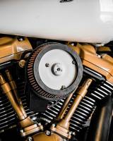 HardDrive - HardDrive M8 Hi Performance Air Cleaner Kit - Chrome - 120427 - Image 2