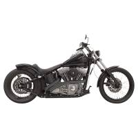 Bassani Manufacturing - Bassani Manufacturing Radial Sweepers Exhaust System - Black with Black Heat Shield - 1SD1FB - Image 1