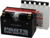 Parts Unlimited - Parts Unlimited AGM Maintenance Free Battery - 2113-0377 - Image 1