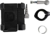 Ciro - Ciro Smartphone Holder without Charger Handlebar Mount - 7/8in. and 1in. - Black - 50313 - Image 1