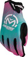 Moose Racing - Moose Racing SX1 Gloves - 3330-8072 - Pink/Purple/Teal - Small - Image 1
