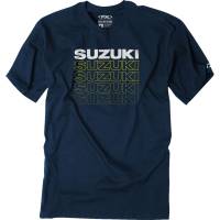 Factory Effex - Factory Effex Suzuki Repeat T-Shirt - 27-87422 - Heather Navy - Medium - Image 1