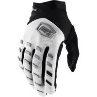 100% - 100% Airmatic Gloves - 10028-000-10 - White - Small - Image 1
