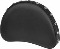 Saddlemen - Saddlemen Half-Moon Sissy Bar Pad for Renegade Style Seat - Chrome Studded - 10in. x 8in. - 051301 - Image 1