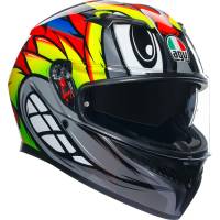 AGV - AGV K3 Birdy 2.0 Helmet - 2118381004012S - Birdy 2.0 Gray/Yellow/Red - Small - Image 1