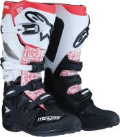Moose Racing - Moose Racing Tech 7 Boots by Alpinestars - 0212024-1225-10 - Black/White/Red - 43 - Image 1