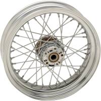 Drag Specialties - Drag Specialties Laced 40 Spoke Rear Wheel - 17x4.5 - Chrome - 0204-0523 - Image 1