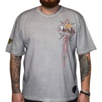 Lethal Threat - Lethal Threat Vintage Velocity No Regrets Motor Works T-Shirt - VV40180-4XL - Gray - 4XL - Image 1