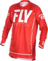 Fly Racing - Fly Racing Lite Hydrogen Jersey (2018) - 371-722M - Red/Gray - Medium - Image 2