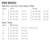 EVS - EVS SX01 Knee Brace - SX01-S - Black - Small - Image 2