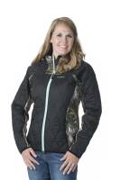 DSG - DSG Fleece Womens Jacket - 21752 - Realtree Xtra Black/Aqua - Small - Image 1