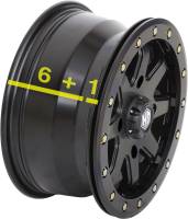 STI - STI HD9 Complock Beadlock Wheel - 14x7 - 4/137 Bolt Pattern - 6+1 Offset - Matte Black - 14HB928 - Image 2