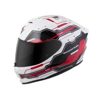 Scorpion - Scorpion EXO-R420 Techno Helmet - 42-1034 - White/Red - Medium - Image 1