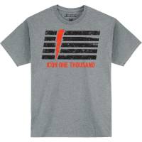 Icon - Icon Invasion Stripe T-Shirt - 3030-23478 - Gray - Small - Image 1