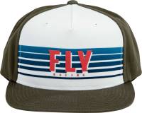 Fly Racing - Fly Racing Fly Kinetic Youth Hat - 351-0970Y - Moss Gray/White - OSFA - Image 2