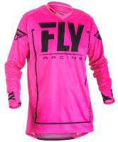 Fly Racing - Fly Racing Lite Hydrogen Jersey (2018) - 371-729L - Neon Pink/Black - Large - Image 1
