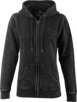 Fly Racing - Fly Racing Snow Wash Womens Hoodie - 358-0110L - Black - Large - Image 1