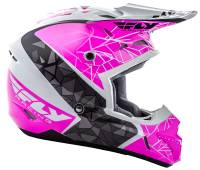 Fly Racing - Fly Racing Kinetic Crux Helmet - 73-3389XS - Pink/Black/White - X-Small - Image 2