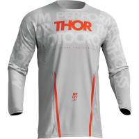 Thor - Thor Pulse Mono Jersey - 2910-7109 - Gray/Orange - Small - Image 1