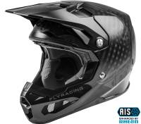 Fly Racing - Fly Racing Formula Origin Helmet - 73-4400-5 - Black Carbon - Small - Image 1
