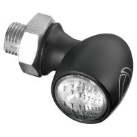 Kuryakyn - Kuryakyn Atto Front Marker Light by Kellermann - Clear Lens/White LED/Satin Black Housing - 2525 - Image 1