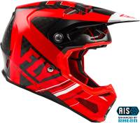 Fly Racing - Fly Racing Formula Vector Helmet - 73-4413S - Red/White/Black - Small - Image 4