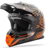 G-Max - G-Max MX86 Step Helmet - G3862693 TC-26 - Black/Hi-Viz Orange - X-Small - Image 1