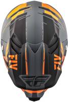 Fly Racing - Fly Racing F2 Carbon Forge MIPS Helmet - 73-4238-8-X - Matte Charcoal/Orange/Gray - X-Large - Image 4