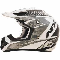 AFX - AFX FX-17 Factor Helmet - 01104531 - Pearl White/Silver Gloss Factor - Large - Image 1