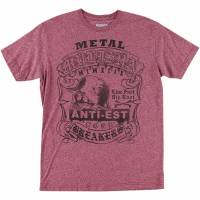 Metal Mulisha - Metal Mulisha Mock T-Shirt - M455S18434BURM - Mock Burgundy - Medium - Image 1