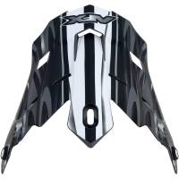 AFX - AFX Peak for FX-17 Helmets - Inferno Frost Gray - 0132-0808 - Image 1