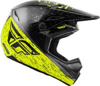 Fly Racing - Fly Racing Kinetic K120 Youth Helmet - 73-8620YL - Hi-Vis/Gray/Black - Large - Image 4